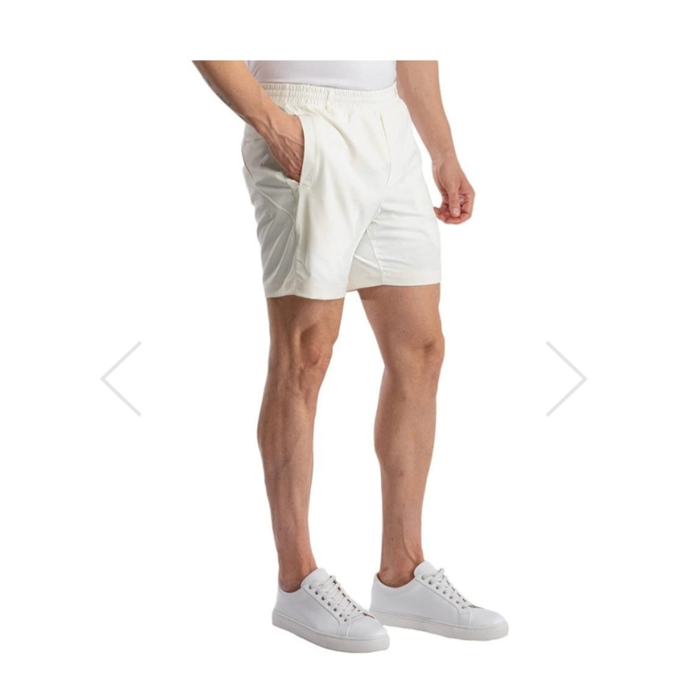 Men's BirdDogs Athletic Shorts XL White Navy - Picture 2 of 5